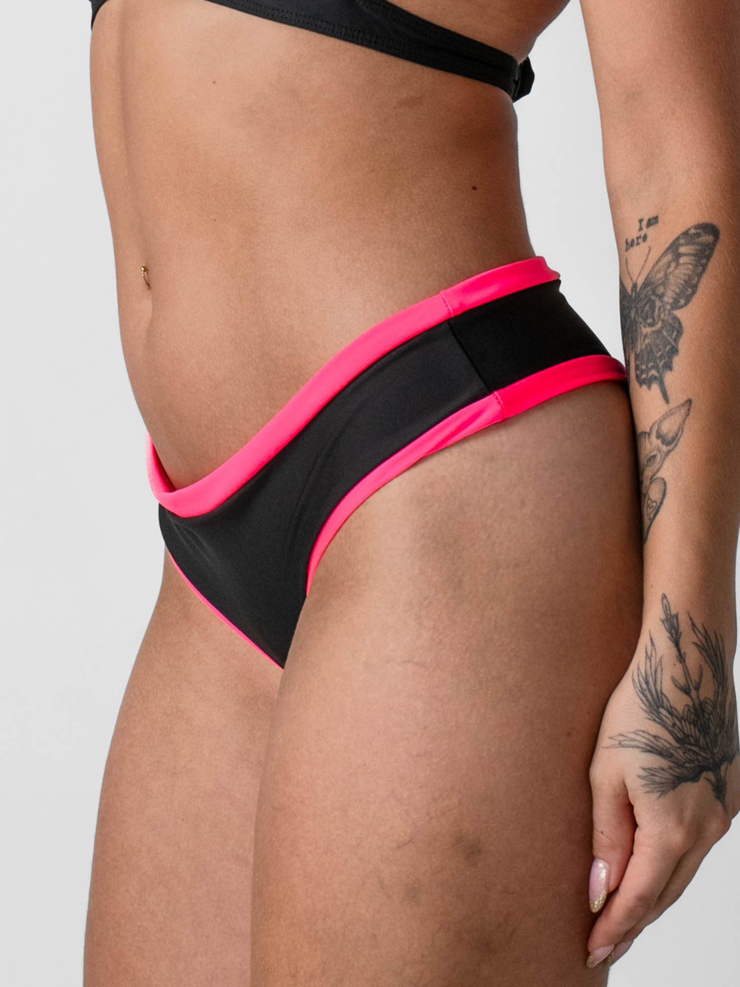 Bottom Biarritz Negro Fucsia