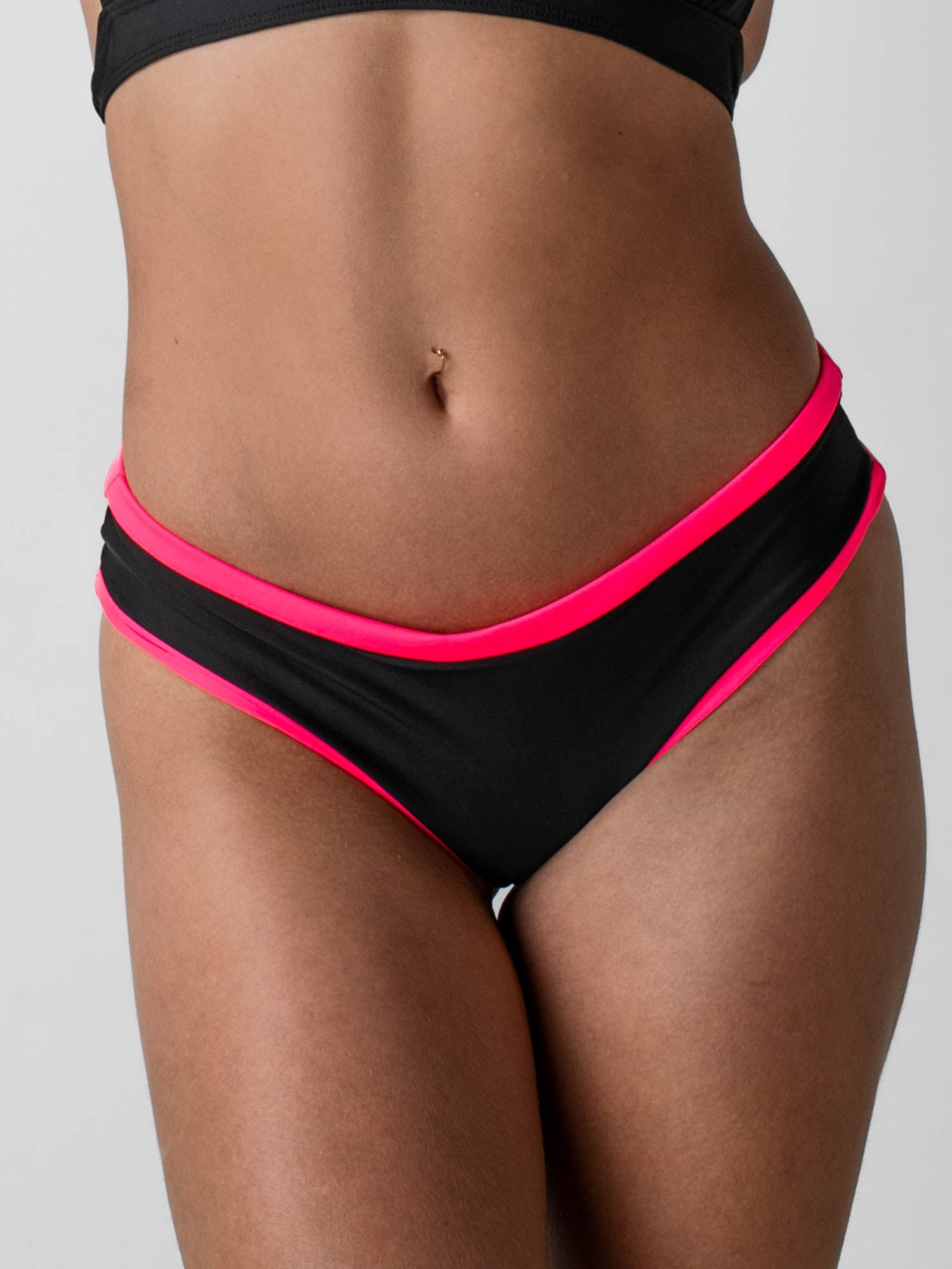 Bottom Biarritz Negro Fucsia