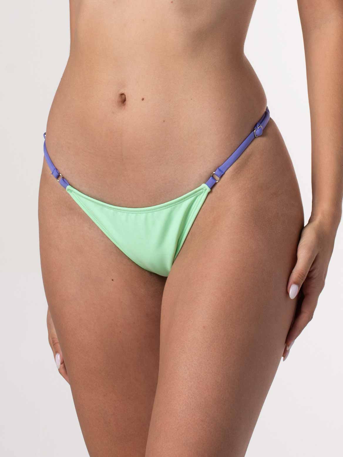 Bottom de Bikini Daikiri Mujer Calzón Regulable Cadera Verde Menta Violeta Azulado Protección UV50+ Principal