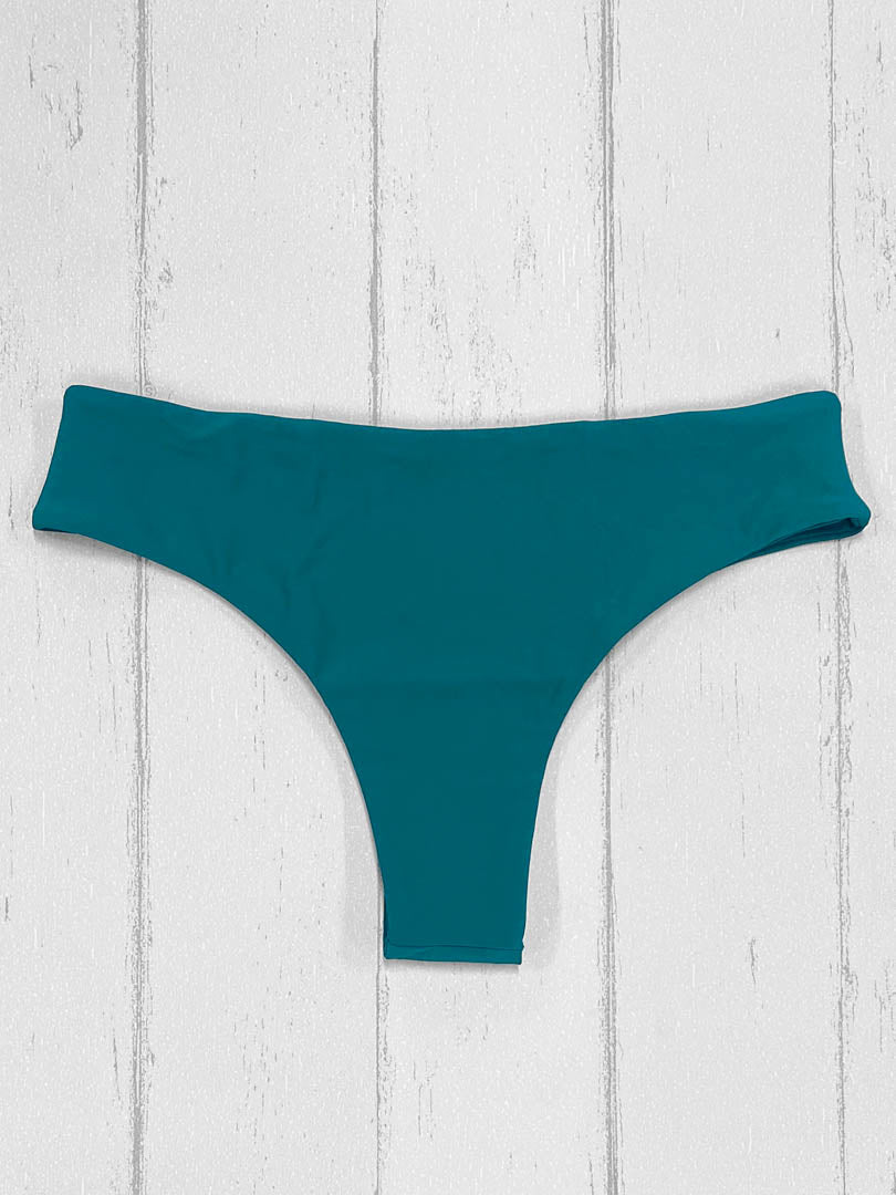 Calzón Pretina Ancha Verde Petróleo