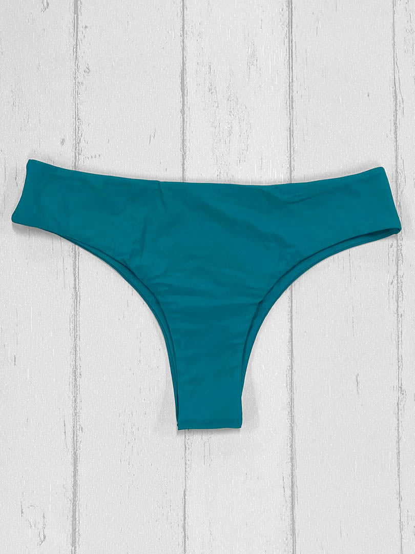 Calzón Pretina Ancha Verde Petróleo