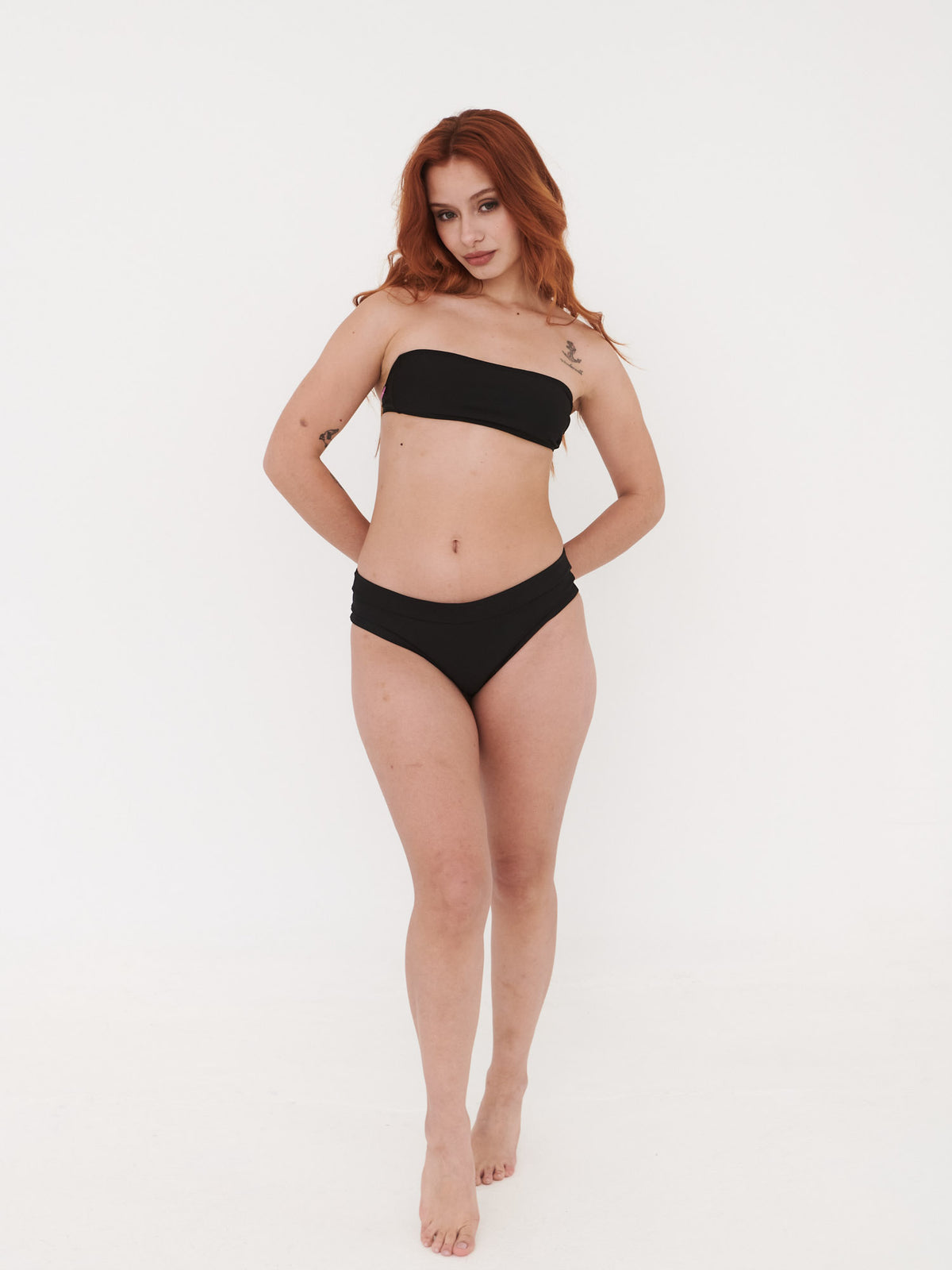 Daikiri Bikini Mujer Negro Liso Strapless Extra Comfort Protección UV 50+ General
