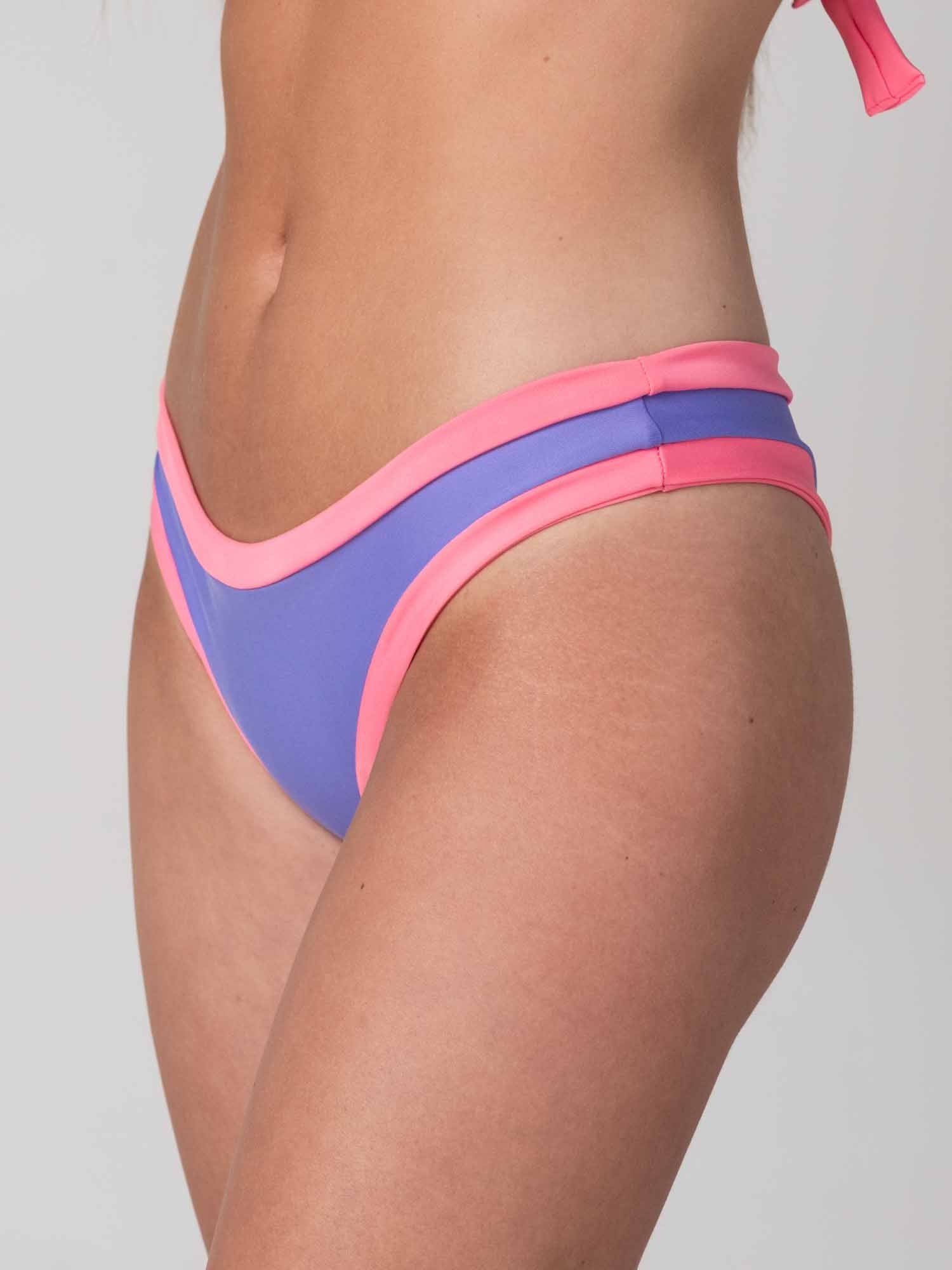 Bottom de Bikini Daikiri Mujer Calzón Sin Costuras Violeta Azulado Rosado Protección UV50+ Tercera