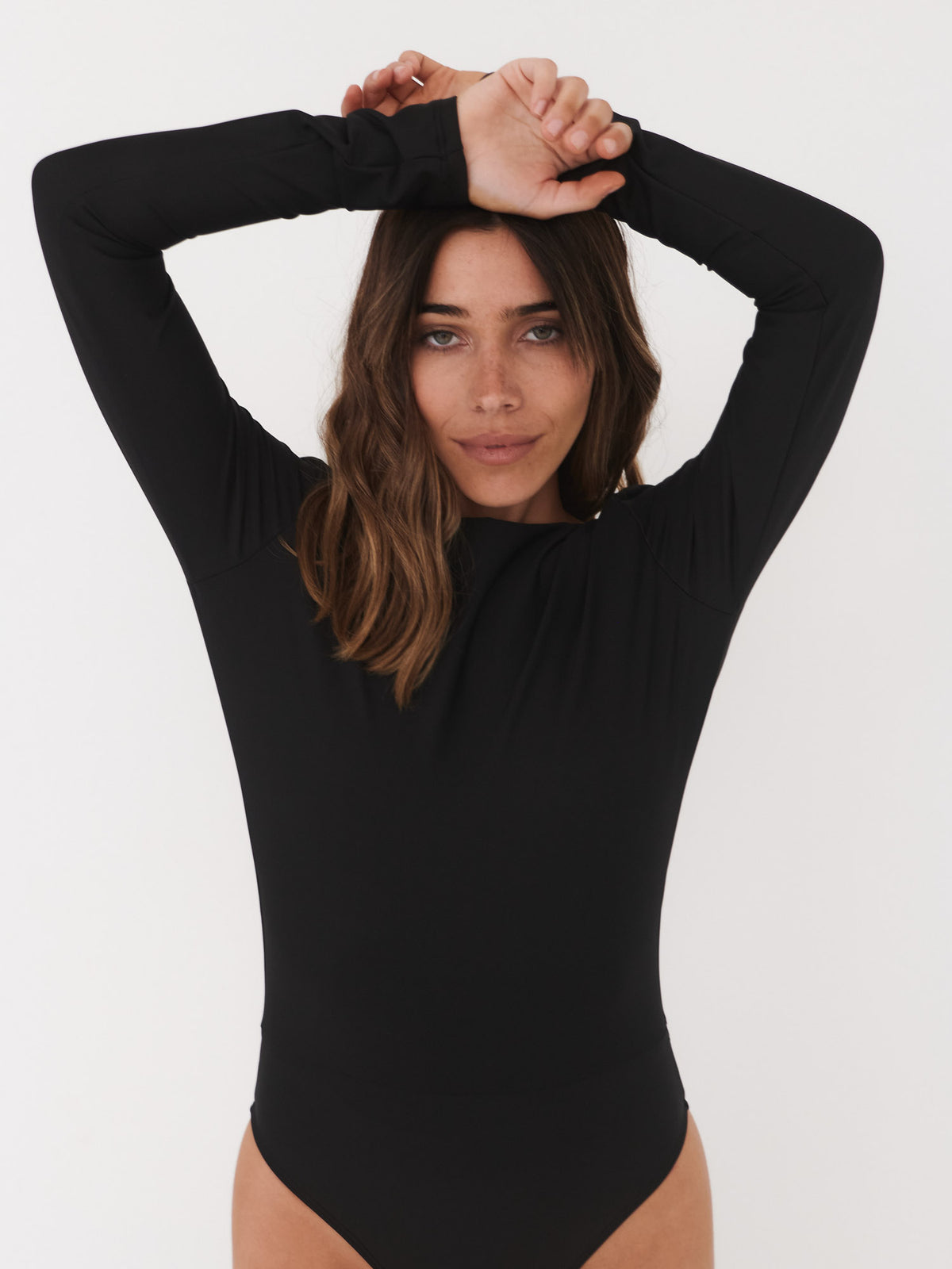 Traje de Baño Surf Daikiri Mujer Manga Larga Negro Protección UV50+ Secundaria