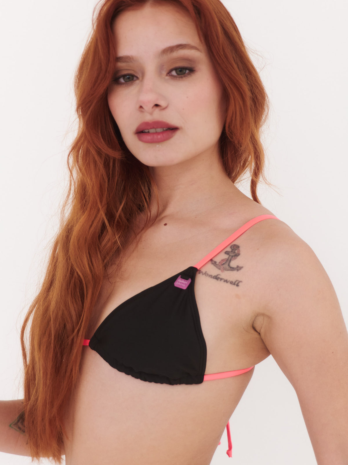 Top de Bikini Daikiri Mujer Triángulo Básico Negro Protección UV50+ Detras