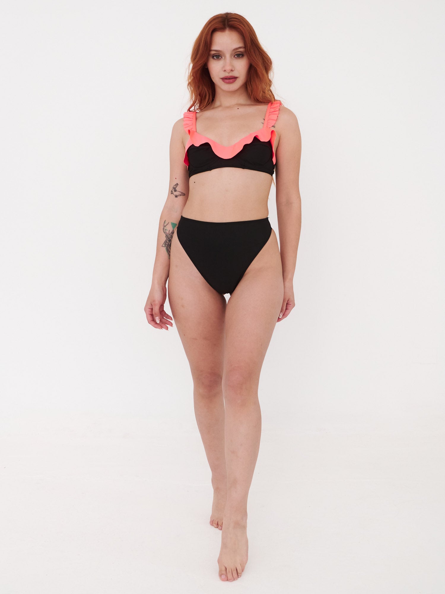 Top de Bikini Daikiri Mujer Horma Vuelos Negro Protección UV50+ General