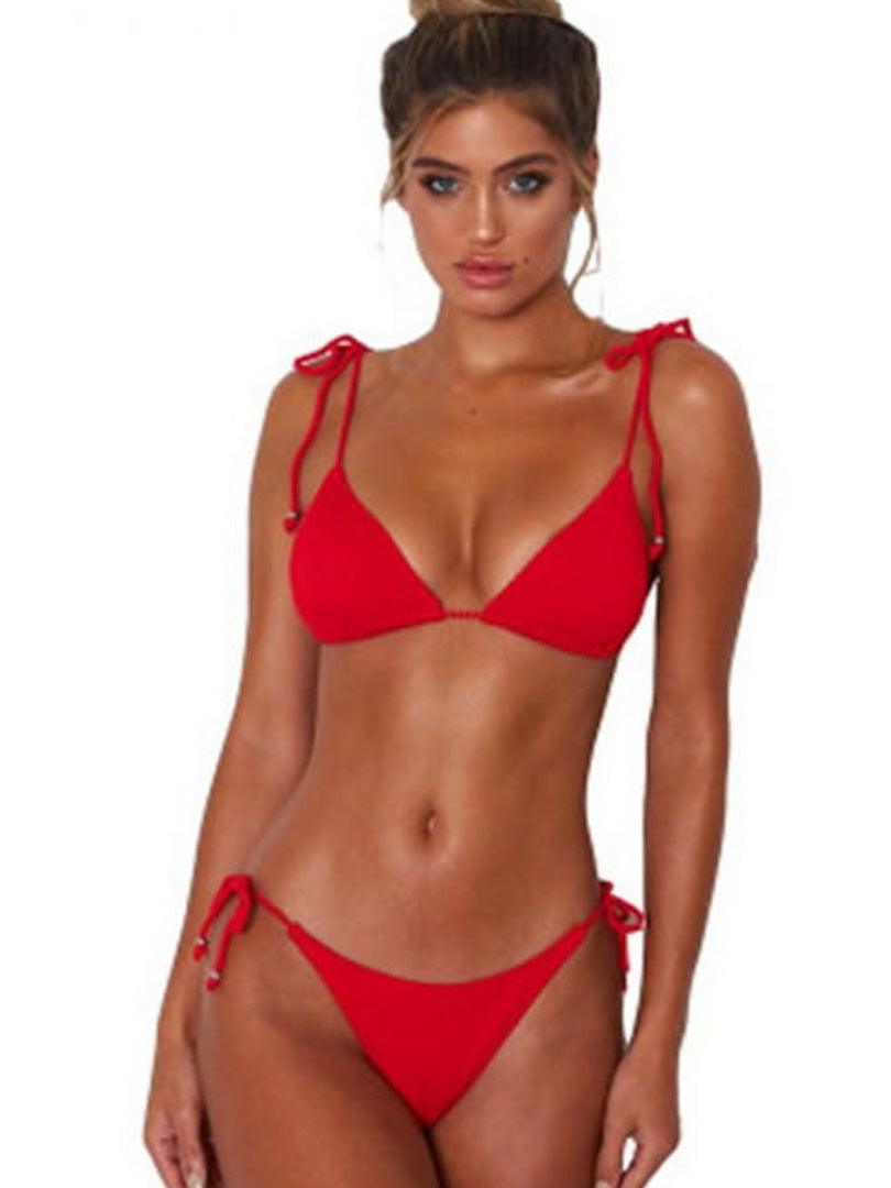 Bikini Triángulo Red Amarras