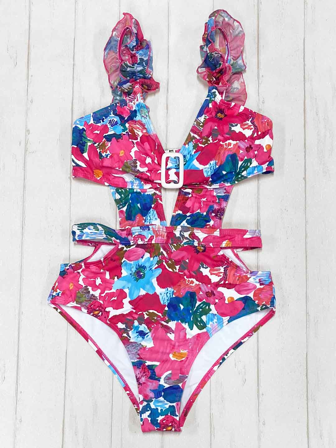 Swimwear Flores Trajes De Baño Baño Mujer Trajes De Baño En Flores